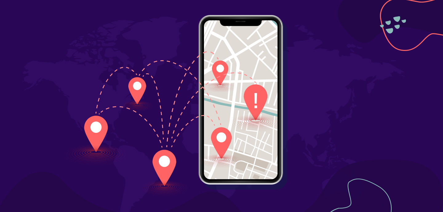 Location deals tracking app