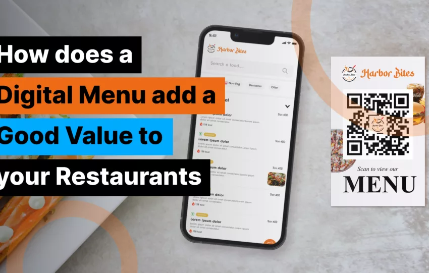 digital menu